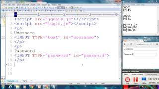 Ajax Login with jQuery