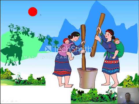 Tập đọc: Khúc hát ru em bé lớn trên lưng mẹ.