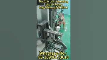 Stand zipping bag machine #bagmakingmachine #machine #foodpackagingmachine #packagingmachine