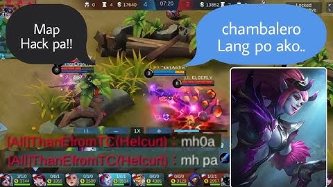 Practice Selena | Sinabihan ng Map Hack (mobile legends)