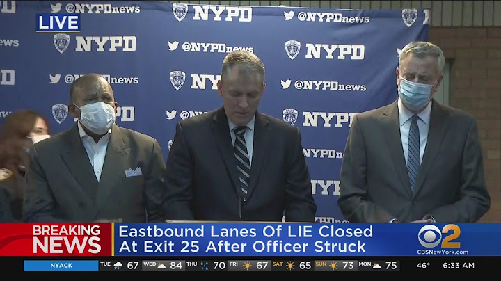NYPD, Mayor Provide Update On Police Officer Struck And Killed