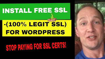 How to install a FREE SSL Certificate to Your WordPress Site - Legit SSLfrom "Zero SSL" / SSLforFree