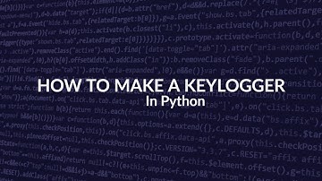 How to make a Keylogger in Python!