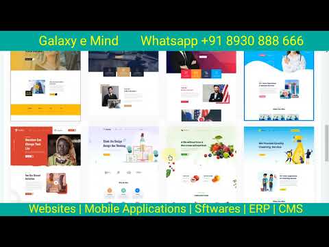 Laravel Dynamic Website Designing with Multiple Theme Options | Galaxy e Mind / Call 8930888666