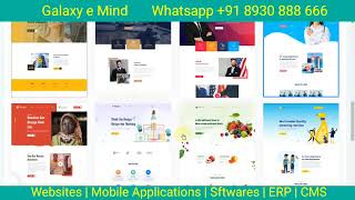 Laravel Dynamic Website Designing with Multiple Theme Options | Galaxy e Mind / Call 8930888666