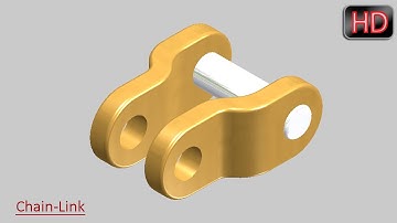 Autodesk Inventor Basic Tutorial || Link of Chain