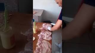 تحضير دجاج رولي في الاعراس الجزائرية مع طباخ الاعراس ابو وسيم