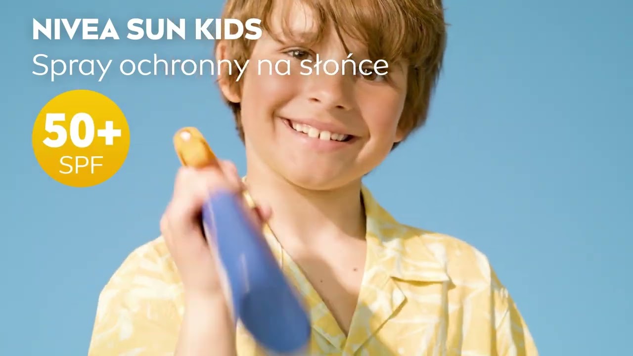 Spray ochronny dla dzieci NIVEA SUN Kids SPF50+ | Dla bezpiecznej zabawy na słońcu