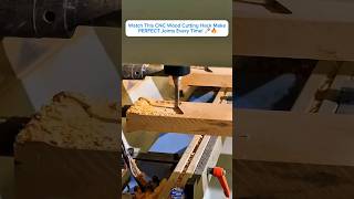 Watch This CNC Wood Cutting Hack Make PERFECT Joints Every Time! 🪚🔥