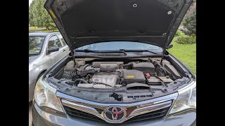 2013 Toyota Camry Oil Change and filter housing upgrade
