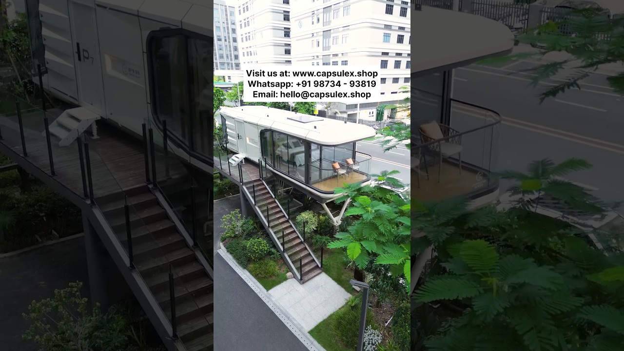 Why settle for fixed when you can have flexible? Capsule homes are the future of smart living 🌏