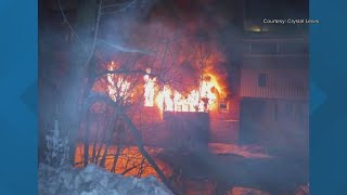 Woman charged with homicide in connection with fatal fire in Caribou