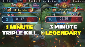 1 Minute Triple Kill 3 Minute Legendary | Clint New Season Gameplay | MLBB