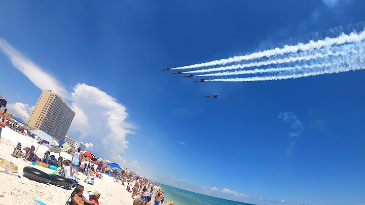2022 Blue Angels Air Show Pensacola Beach FL