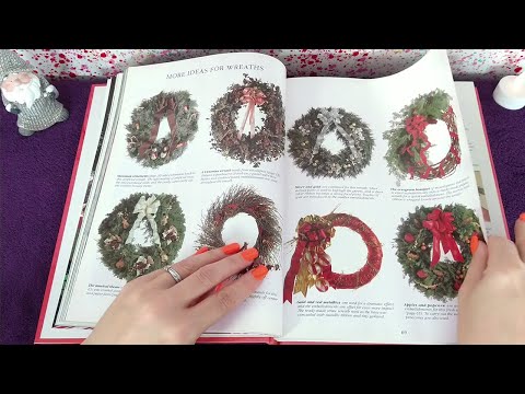 ASMR Christmas-Themed Books 🎅🎄 • Page Turning with Squeezing  • No Talking