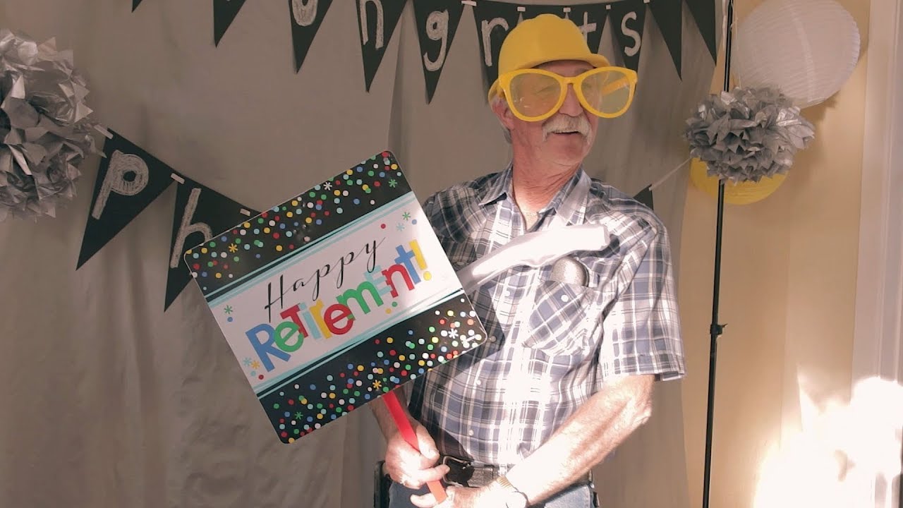 We surprised my Dad with a retirement party!