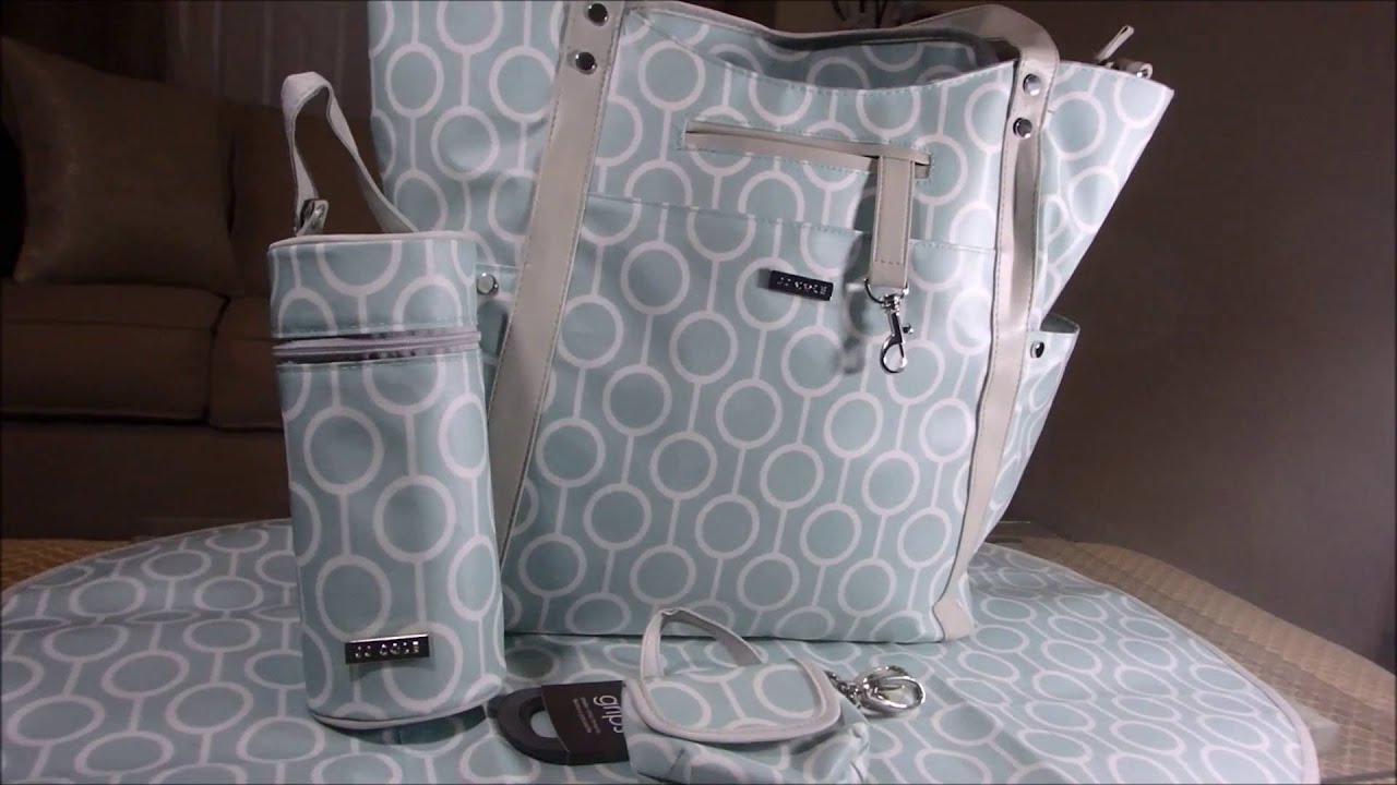 JJ Cole Bucket Tote Diaper Bag Overview!! YouTube