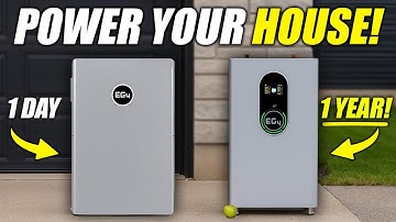 Hoeveel batterijen heb je ECHT nodig om een ​​huis van stroom te voorzien?