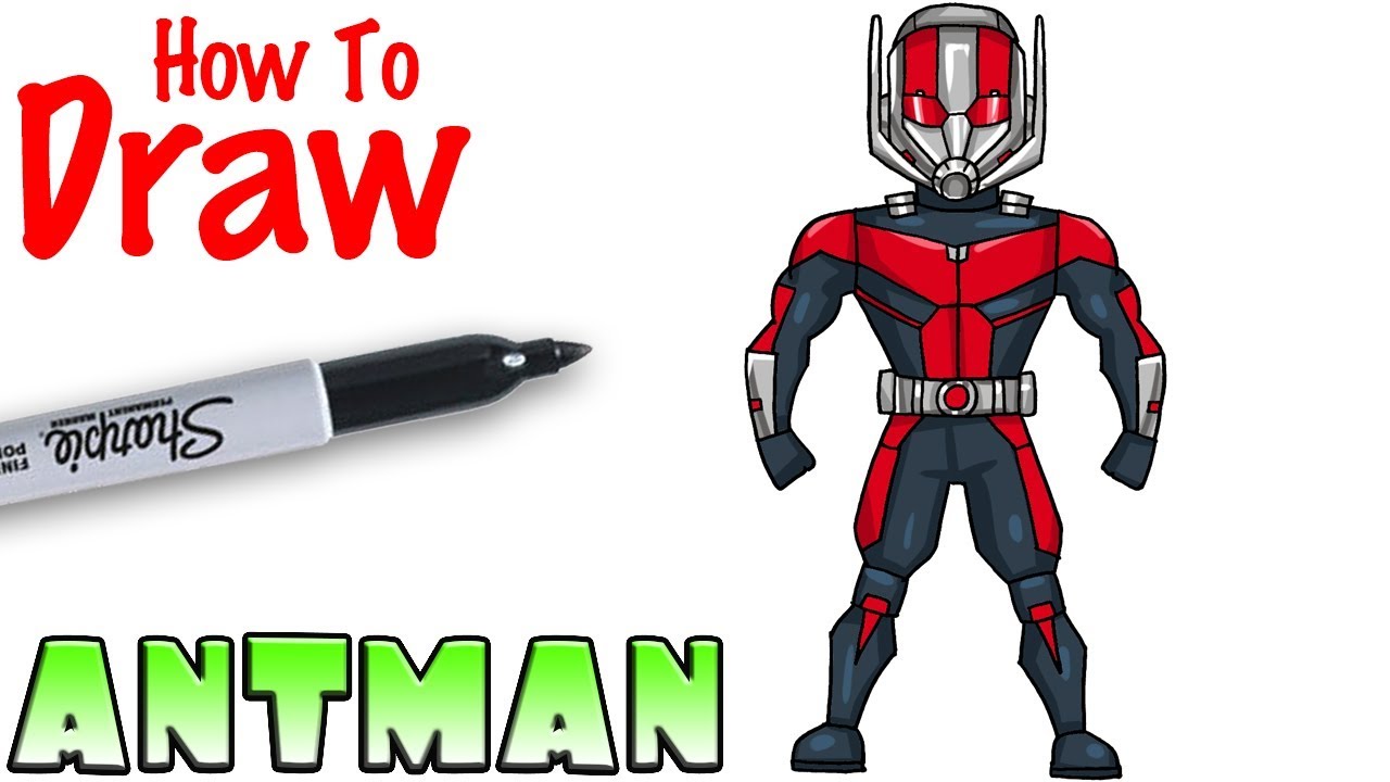 How To Draw Ant-Man