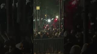 Police disperse anti-government protesters near City Hall in Istanbul