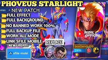 Script Skin Phoveus Starlight - Matrix Maverick No Password || Full Effect Voice || Patch Terbaru