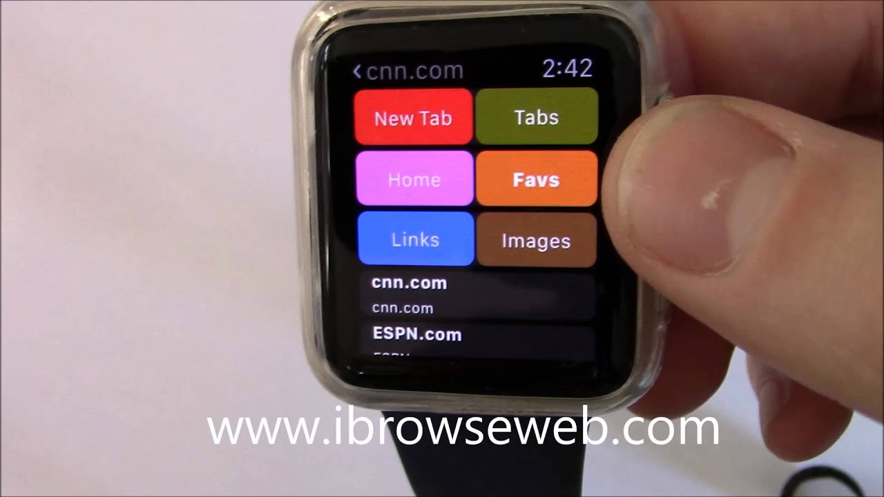 safari sur apple watch