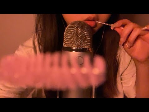 ASMR | The Eyelash Brush is Crispy & Mouth Sounds ~ A Must for Nap😪酥酥麻麻