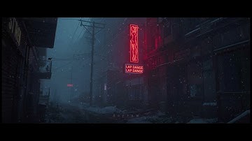 Neon Red Alley | Cyberpunk Dark Ambient for Night Walks, Coding & Deep Focus