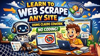 Learn to Web Scrape Any Site using Claude CoWork | No Coding | Become Web Scrape Master | Tech Edge