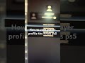 How to view player profile the finals ps5
