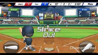 Baseball star game android keren grafis HD data kecil and offline screenshot 2