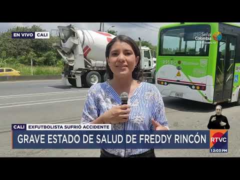 Así fue el accidente de tránsito que sufrió el exfutbolista Freddy Rincón  RTVC Noticias