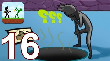 Stickman Zombie Shooter - Gameplay Walkthrough Part 16 - Chapter 6 : The Sewers (iOS,Android)