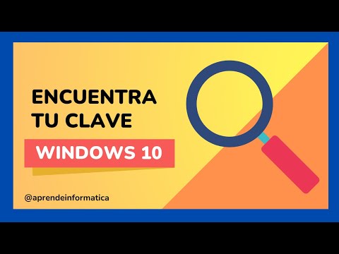 🟢Como SABER la CLAVE de WINDOWS 10