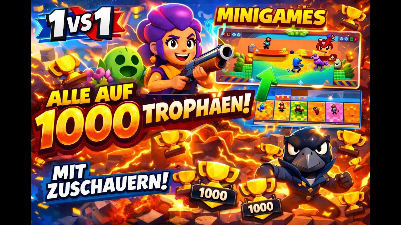 eure Minigames ! [Brawl Stars Live] #brawlstars