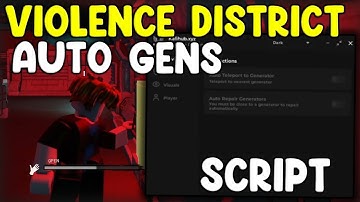 *NEW* Violence District SCRIPT - AUTO GENERATORS, AUTO KILL PLAYERS, TELEPORT, ESP, FLY & MORE