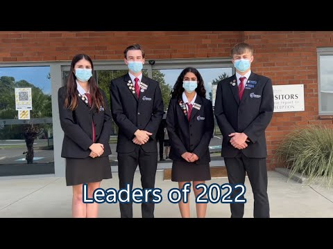 Howick College Student Leadership Team 2022