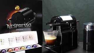 NESPRESSO イニッシア & エアロチーノ3【美品】 ネスプレッソ イニッシア エアロチーノ3】事務所にコーヒーメーカー