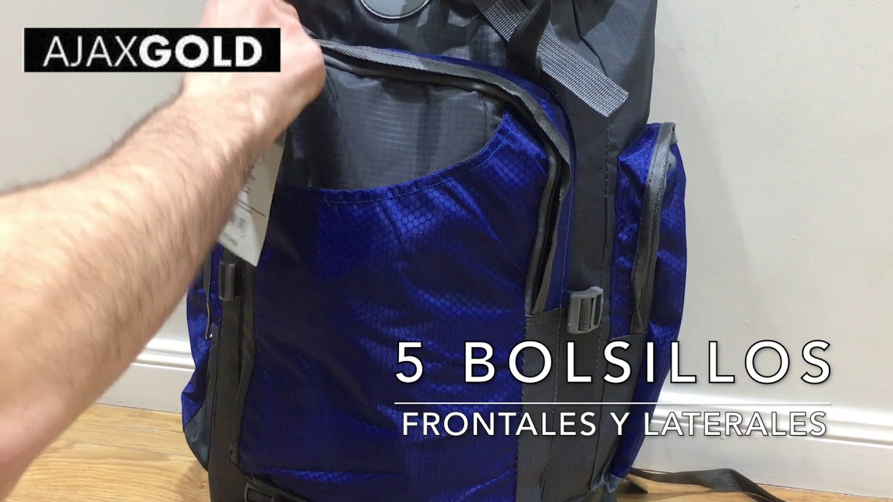 Mochila Mochilero Peyton - AJAXGOLD - YouTube