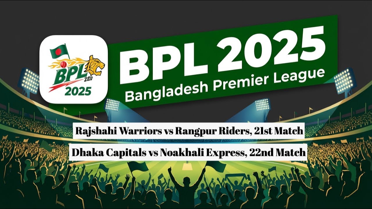 BPL 2026, Rajshahi vs Rangpur, Dhaka vs Noakhali, Who will win? 