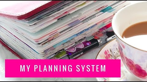 B6 Stalogy: My Planning System (2020)