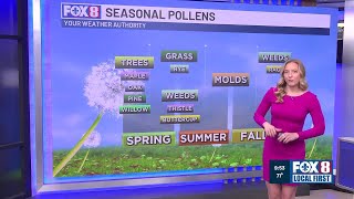 Warmer weather means allergy season is ramping up