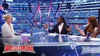 Lita, Booker T and Renee Young welcome the WWE Universe to WrestleMania: WrestleMania 32 Kickoff