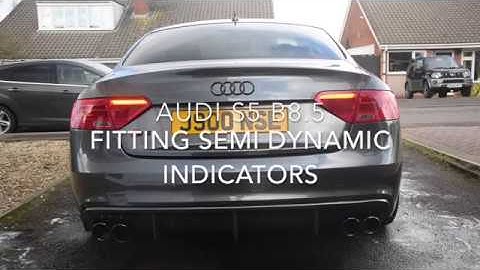 Audi S5 Semi Dynamic Indicators Installation  B8.5