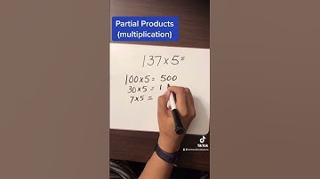 Multiplying (Partial Products) #mathlesson #multiplication #teachersofyoutube #math
