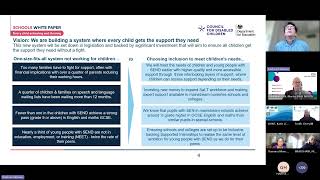 SEND Reform Government Consultation Information Webinar for Health Professionals