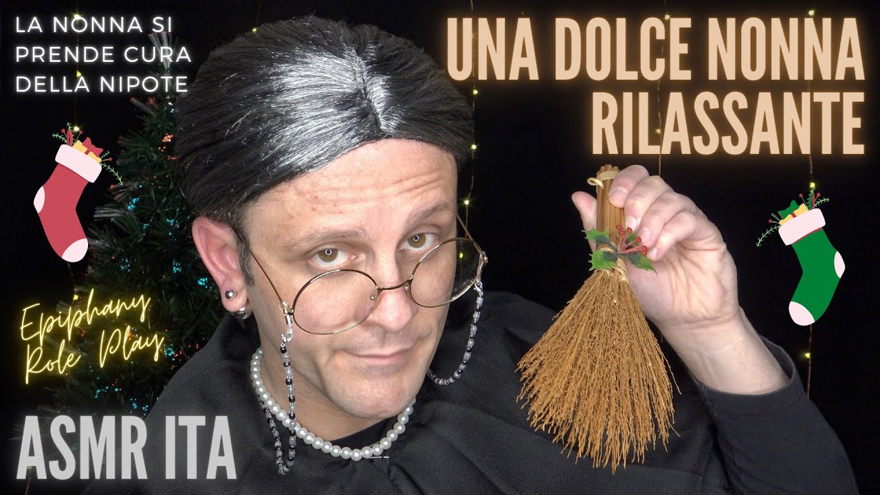 ASMR ITA | Una dolce nonnina tutto RELAX si prende cura della nipote | Epiphany Role Play 🧹🧙🌜
