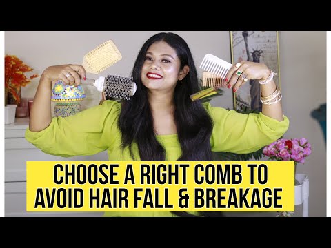 Types Of Hair Comb,Hair Brushes & Their Usages | Choose A Right Comb To Avoid Hair Fall &