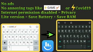 Remove "⚡GAME 🏏 " from TouchPal and stop TouchPal from collecting your data | TouchPal premium screenshot 4