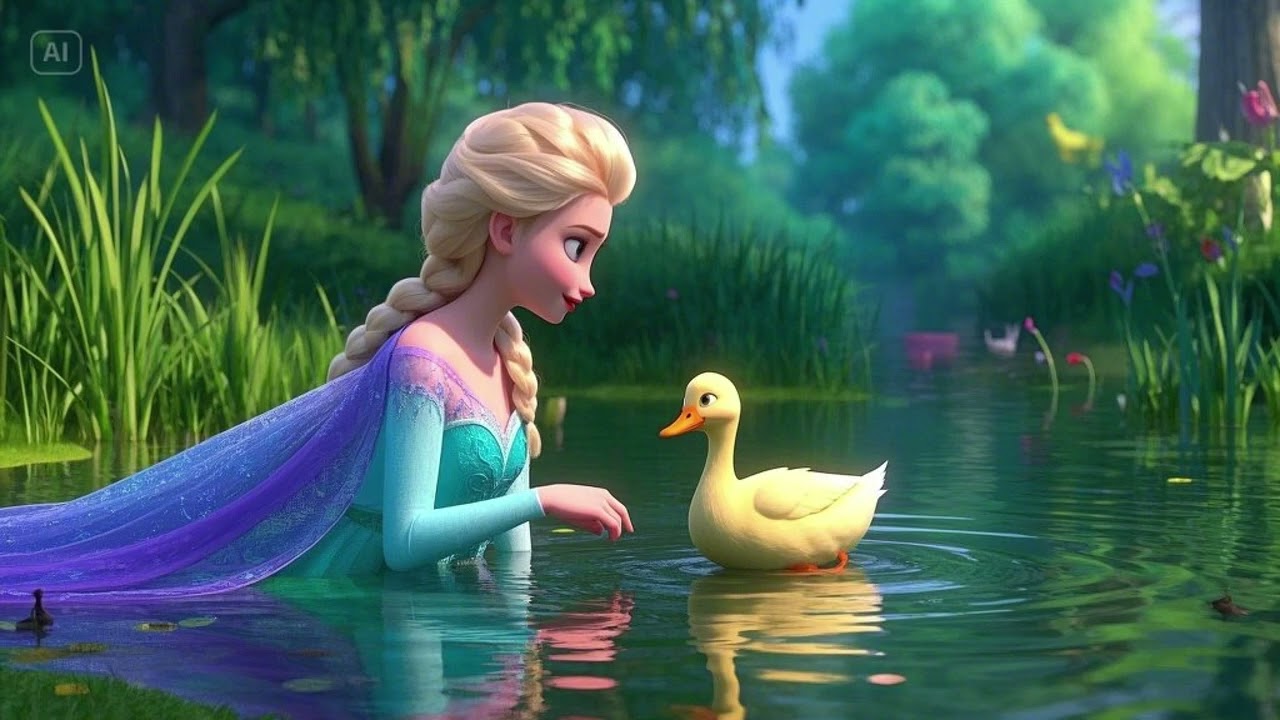 Elsa’s Duck Race Car Song 🏎️🦆 | Zoom Zoom Ducks